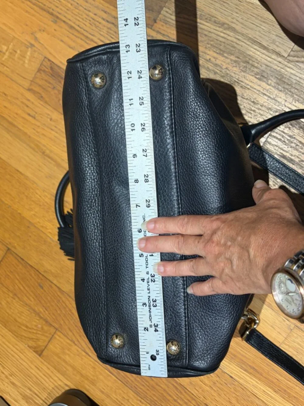 Michael Kors Knox Satchel Black Crossbody